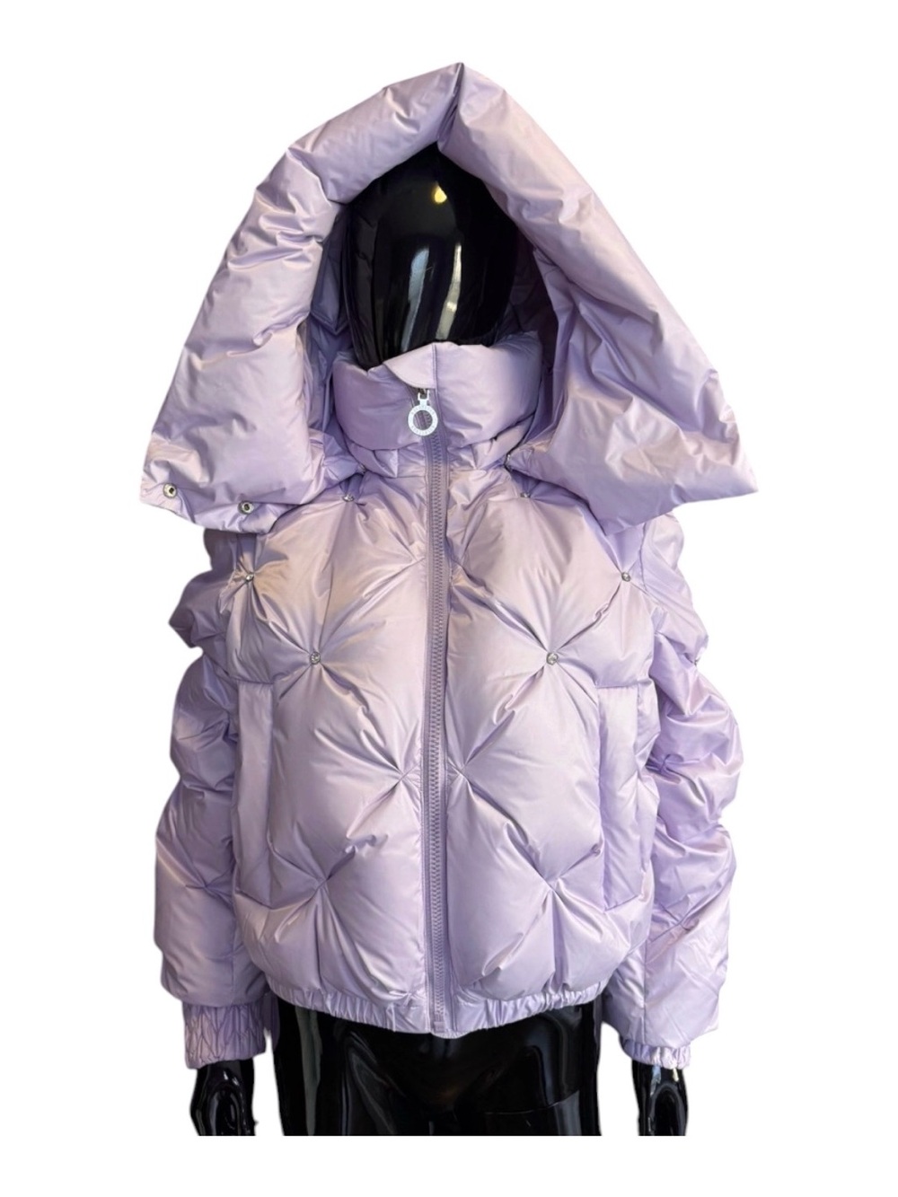 Goldbergh Glare Lavender Purple Quilted Puffer ski Jacket